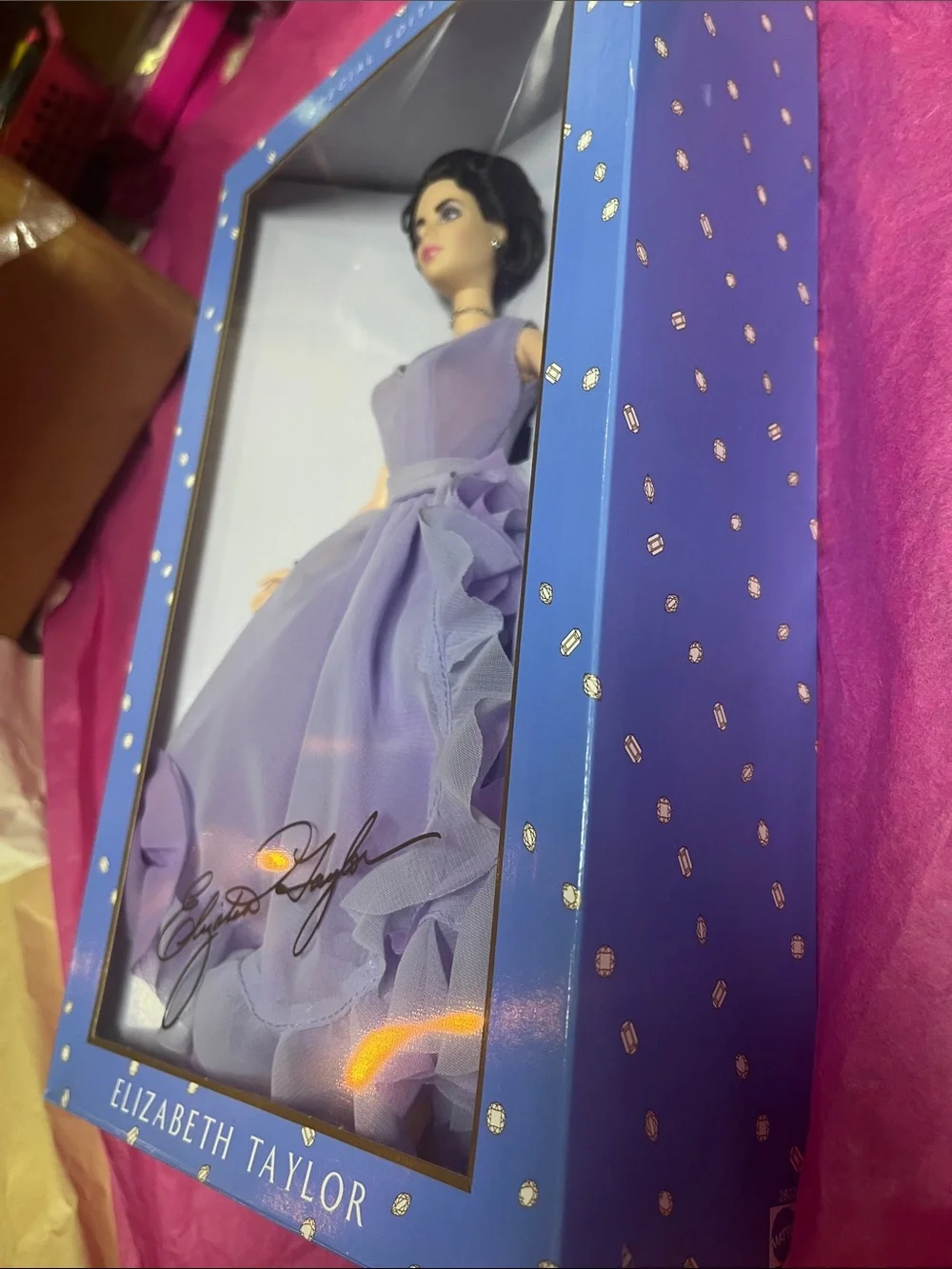 2000 Special Edition Elizabeth Taylor White Diamonds Barbie Doll NRFB